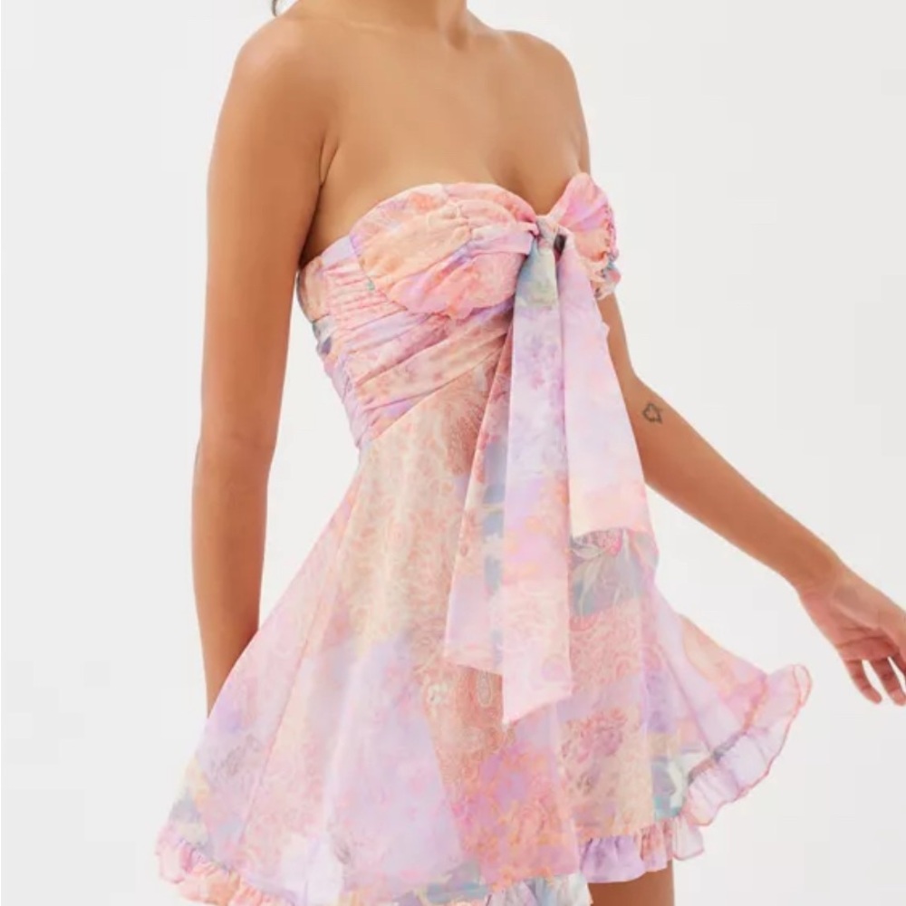 For Love and Lemons Teagan mini dress size L